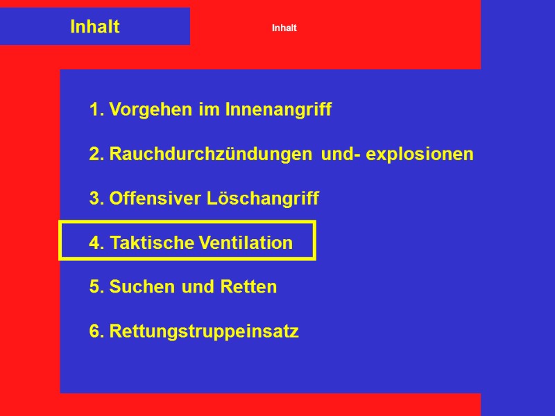 Inhalt Inhalt
